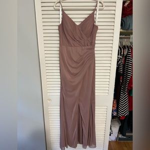 Azazie Adley. Vintage Mauve. Size 10